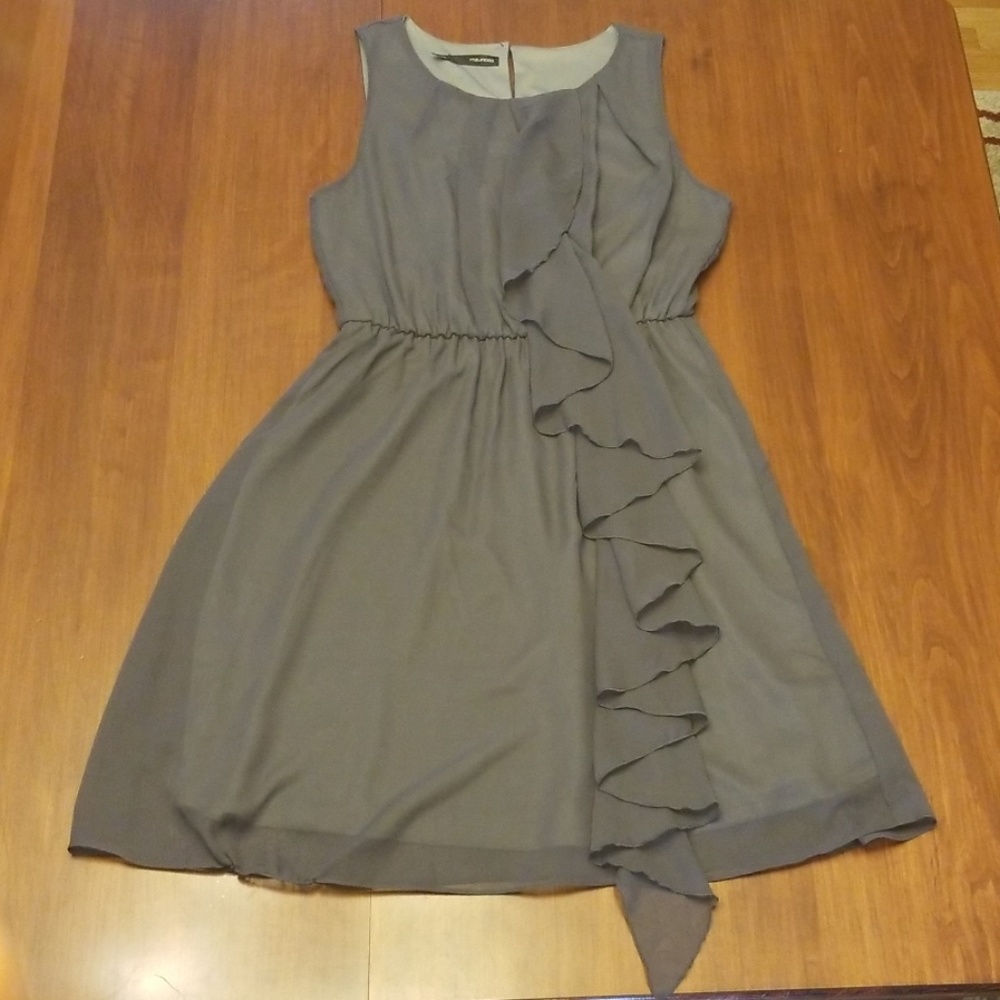 Grey chiffon Maurices dress